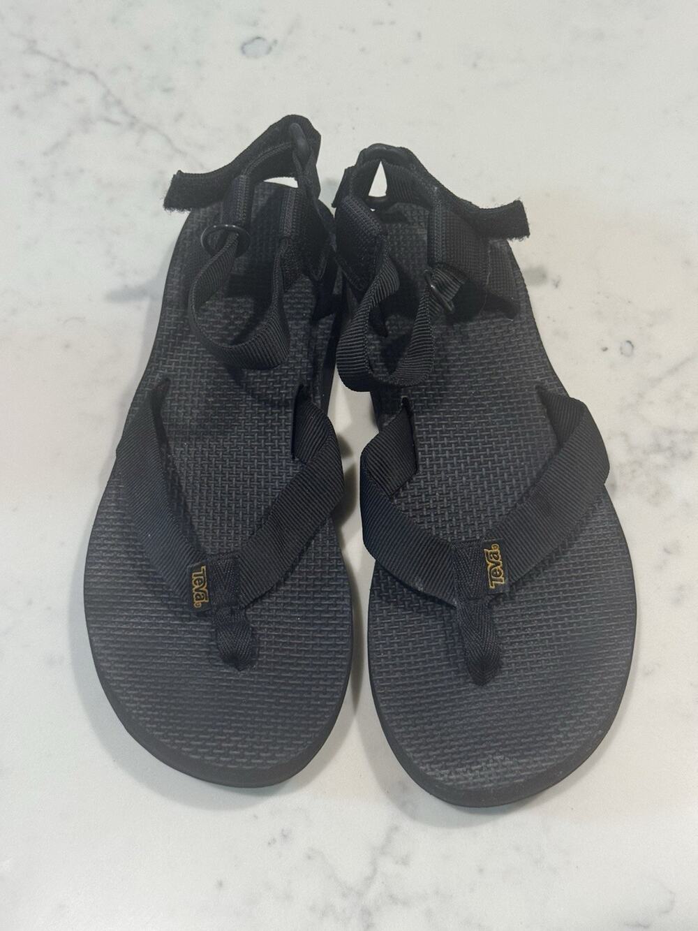 Teva Original Universal Thong Sandals Black Women Size 8 Waterproof Strappy
